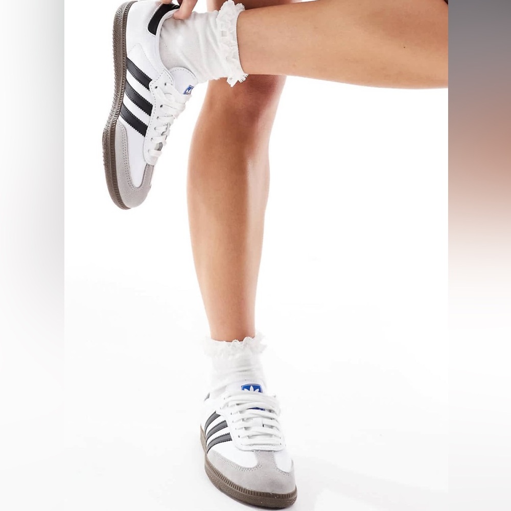 Adidas Classic White and Black Sambas